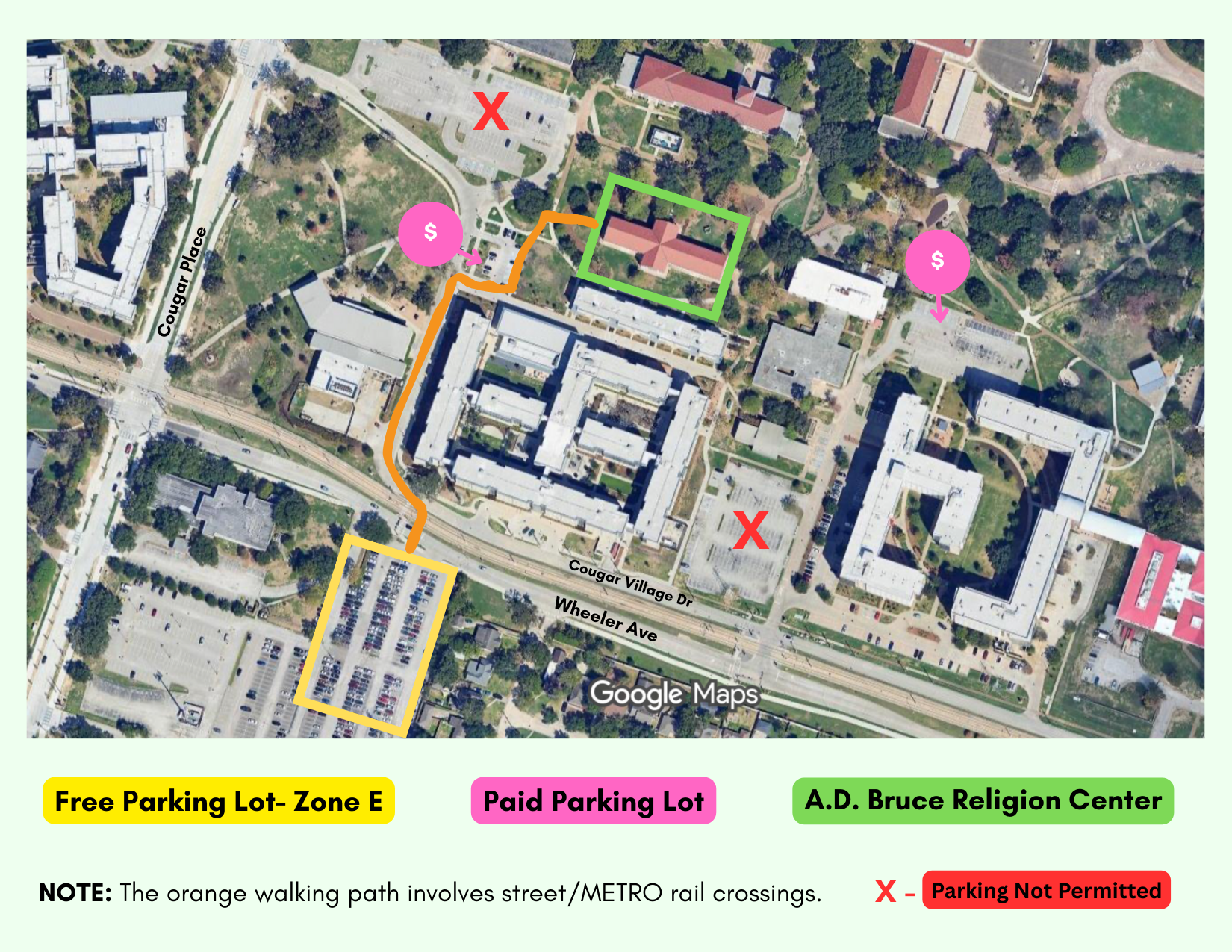 Parking map